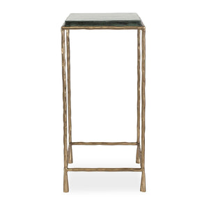   Cast Glass Square Accent Table | Oroa.com
