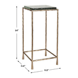 Modern European furniture - Cast Glass Square Accent Table - www.oroa.com