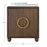 Modern European furniture - Oak 2-Door Cabinet - www.oroa.com