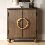 Modern European furniture - Oak 2-Door Cabinet - www.oroa.com