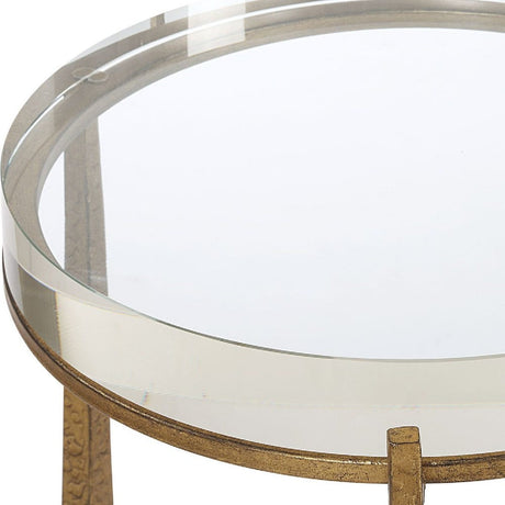 Crystal Top Accent Table | Uttermost Midas