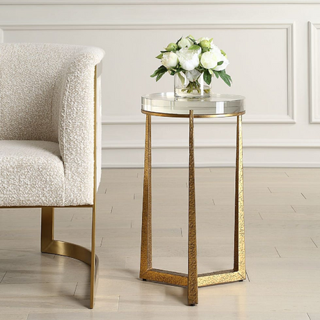 Crystal Top Accent Table | Uttermost Midas