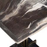 Modern European furniture - Square Petrified Wood Accent Table - www.oroa.com