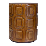 Cylindrical Suar Wood Accent Table | Uttermost Alson
