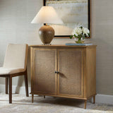 Modern European furniture - Rattan Cane 2-Door Cabinet - www.oroa.com - www.oroa.com