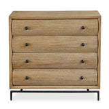 Modern European furniture - Mindi Wood 4-Drawer Chest - www.oroa.com