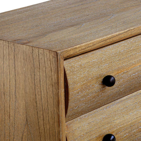 Modern European furniture - Mindi Wood 4-Drawer Chest - www.oroa.com