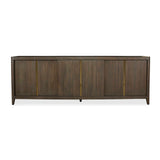 Modern European furniture - Walnut Sliding-Door Consile Cabinet - www.oroa.com