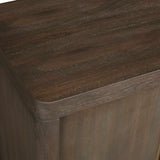 Modern European furniture - Walnut Sliding-Door Consile Cabinet - www.oroa.com