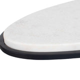 Modern European furniture - White Marble Round Side Table - www.oroa.com