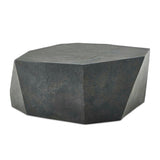 Modern European furniture - Faceted Concrete Indoor/Outdoor Coffee Table - www.oroa.com