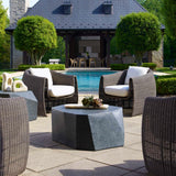 Modern European furniture - Faceted Concrete Indoor/Outdoor Coffee Table - www.oroa.com