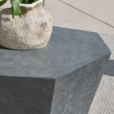Modern European furniture - Faceted Concrete Indoor/Outdoor Coffee Table - www.oroa.com