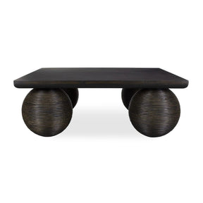 Modern European furniture - Rattan Sphere Legs Coffee Table - www.oroa.com