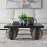 Rattan Sphere Legs Coffee Table | Uttermost Kasson