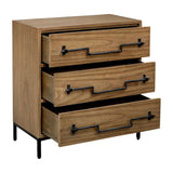 Mango Wood 3-Drawer Accent Chest | Uttermost Jory