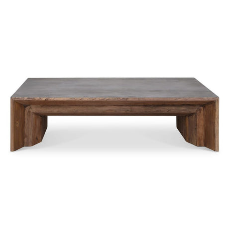 Modern European furniture - Elm Wood Coffee Table - www.oroa.com