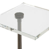 Modern European furniture - Square Crystal Drink Table - www.oroa.com