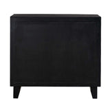 Modern European furniture - Wooden 2-Door Grid Cabinet - www.oroa.com