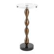 Modern European furniture - Crystal Round Drink Table - www.oroa.com