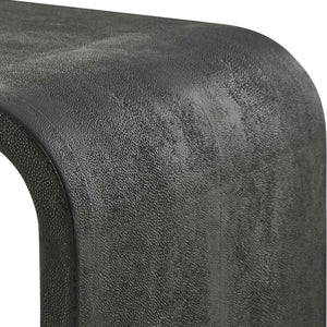   Gray Shagreen Nesting Side Tables (2) | Oroa.com