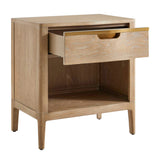 Modern European furniture - Oak 1-Drawer Side Table - www.oroa.com