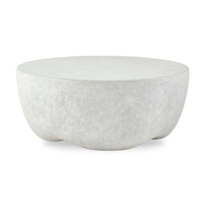 Modern European furniture - Cream Concrete Indoor/Outdoor Coffee Table - www.oroa.com