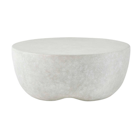 Cream Concrete Indoor/Outdoor Coffee Table by Uttermost Wright, alternate view 3