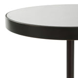 Round Mirrored Top Accent Table | Uttermost Odesa