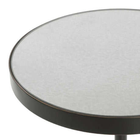 Round Mirrored Top Accent Table by Uttermost Odesa, alternate view 4