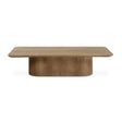 Modern European furniture - Solid Oak Minimalist Coffee Table - www.oroa.com