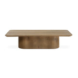 Modern European furniture - Solid Oak Minimalist Coffee Table - www.oroa.com