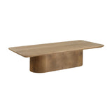 Modern European furniture - Solid Oak Minimalist Coffee Table - www.oroa.com