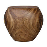Solid Suar Wood Accent Stool | Uttermost Lomas