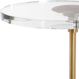 Modern European furniture - Oval Crystal Accent Table - www.oroa.com
