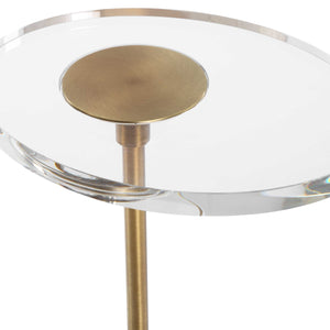   Oval Crystal Accent Table | Oroa.com