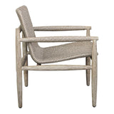 Modern European furniture - Beige Wicker Outdoor Lounge Chair - www.oroa.com
