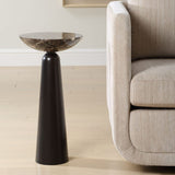Brown Marble Accent Table | Uttermost Hastings