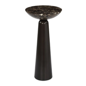 Modern European furniture - Brown Marble Accent Table - www.oroa.com