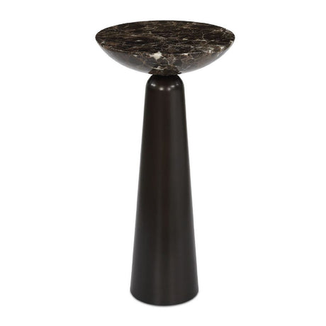 Brown Marble Accent Table by Uttermost Hastings