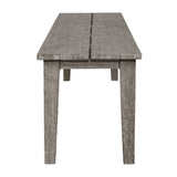 Modern European furniture - Rustic Gray Mahogany Bench - www.oroa.com