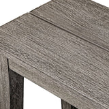 Modern European furniture - Rustic Gray Mahogany Bench - www.oroa.com