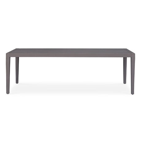 Modern European furniture - Black Aluminum Indoor/Outdoor Dining Table - www.oroa.com