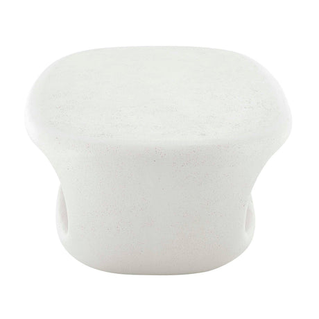 Modern European furniture - White Concrete Indoor/Outdoor Coffee Table - www.oroa.com