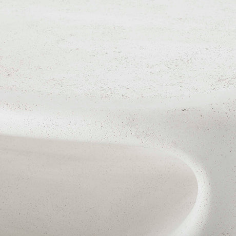 Modern European furniture - White Concrete Indoor/Outdoor Coffee Table - www.oroa.com