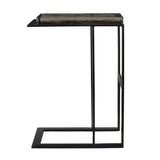 Modern European furniture - Cast Glass Pull-Up Accent Table - www.oroa.com