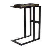 Modern European furniture - Cast Glass Pull-Up Accent Table - www.oroa.com