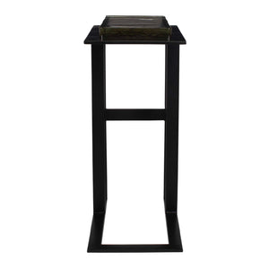  Cast Glass Pull-Up Accent Table | Oroa.com