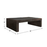 Modern European furniture - Bronze Indoor/Outdoor Coffee Table - www.oroa.com