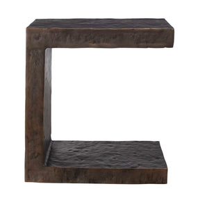 Modern European furniture - Golden Bronze Indoor/Outdoor Side Table - www.oroa.com